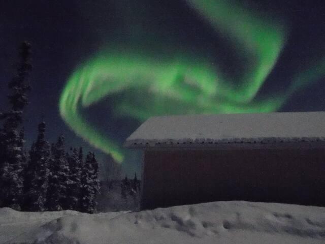 Ferienwohnung Aurora Viewing Deck And Peaceful Retreat Fairbanks Exterior foto